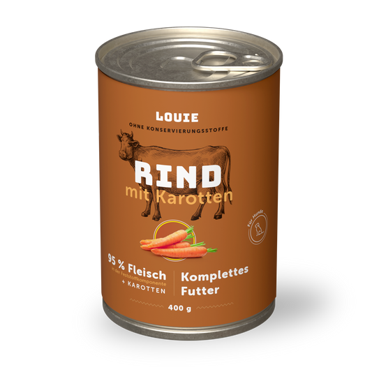 Rind mit Karotte 400g