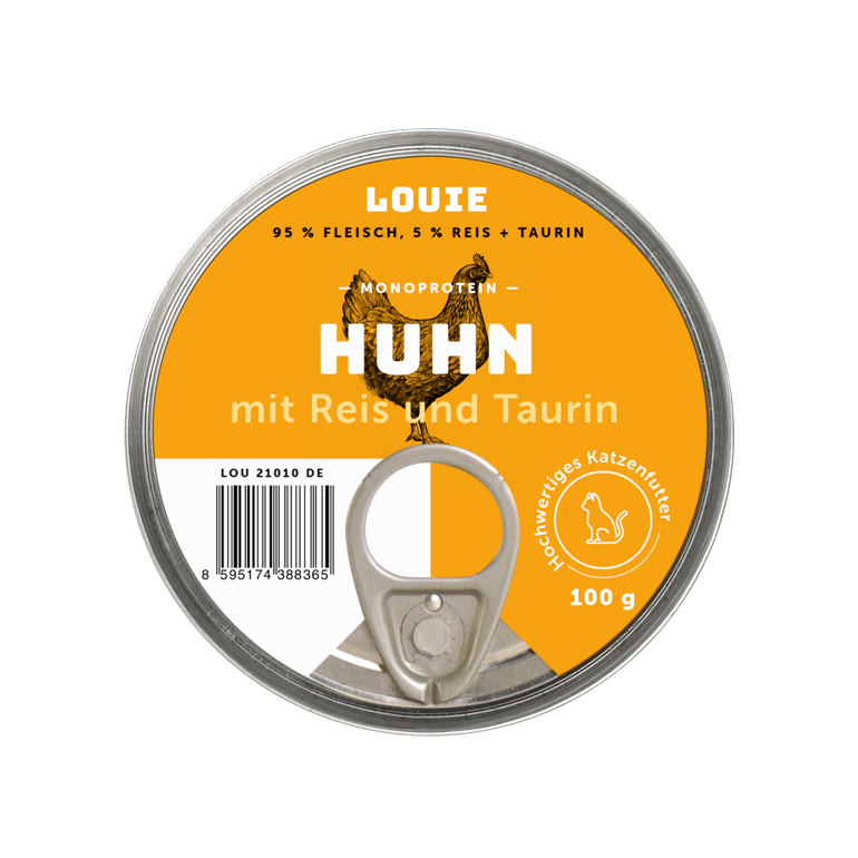 Hähnchen mit Reis und Taurin 100g