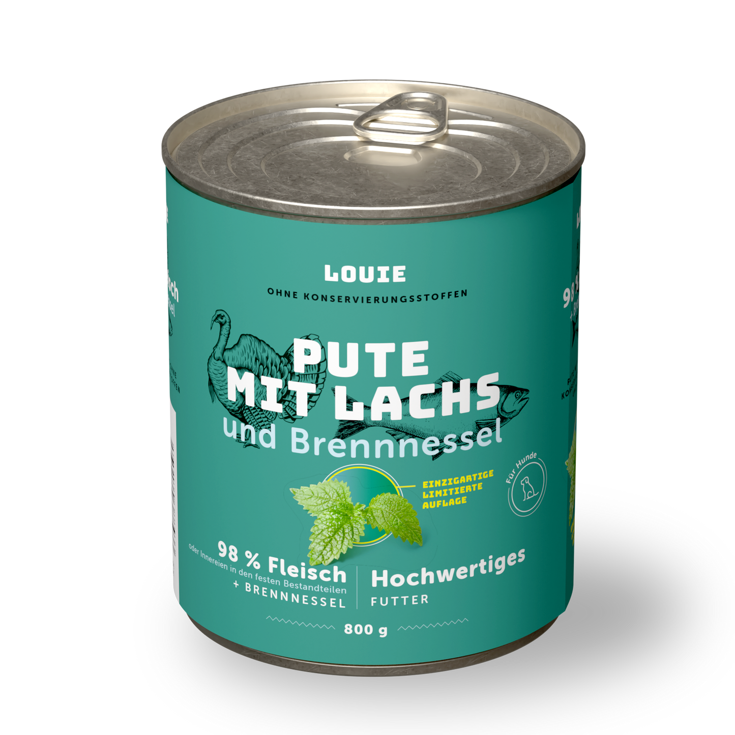 Pute mit lachs und brennnessel 800g