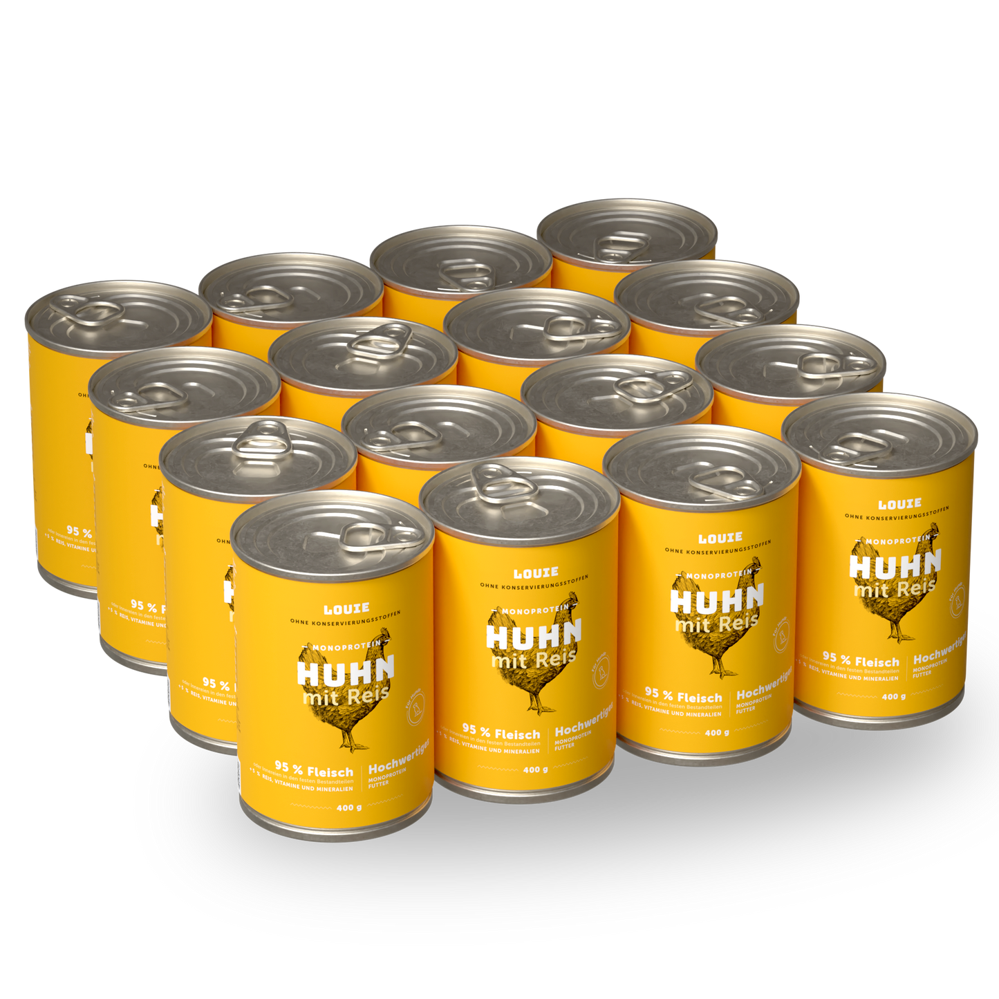 Vorteilspackung mit 16 Stück - Huhn mit Reis 400g