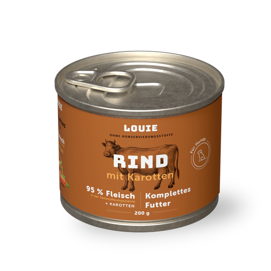 Rind mit Karotte 200g