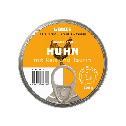 Hähnchen mit Reis und Taurin 100g