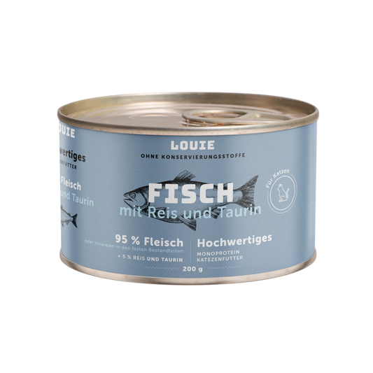 Fisch mit Reis und Taurin 200g