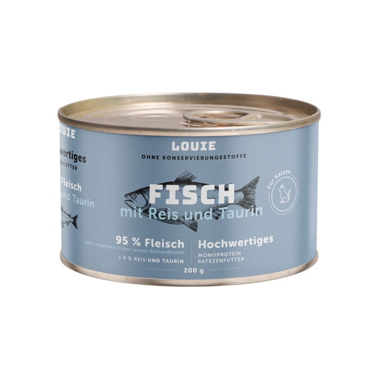 Fisch mit Reis und Taurin 200g