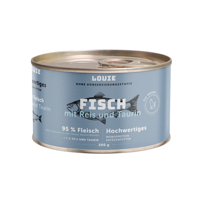 Fisch mit Reis und Taurin 200g
