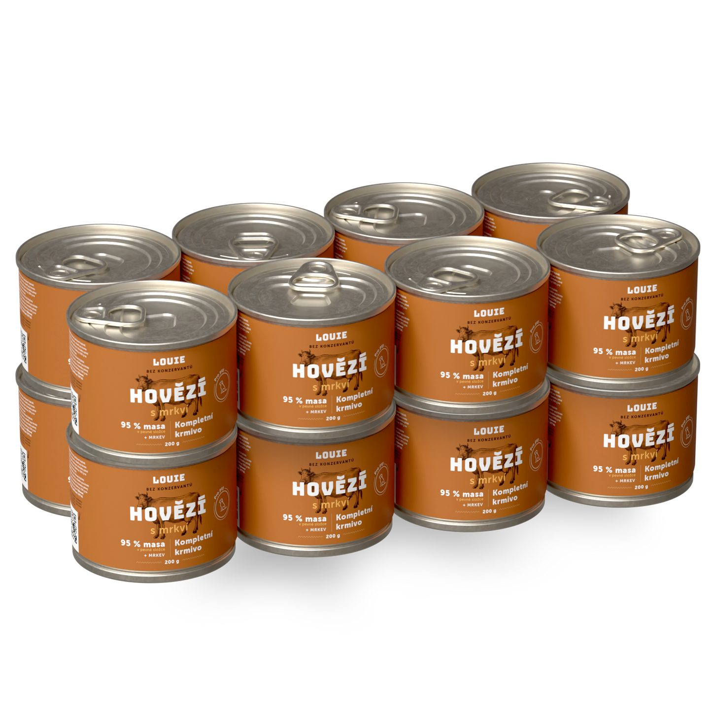 Hovädzie s mrkvou a prebiotikami | 16ks | 200g