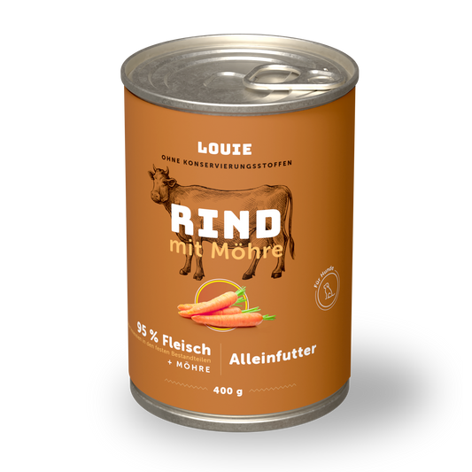 Rind mit Karotte 400g