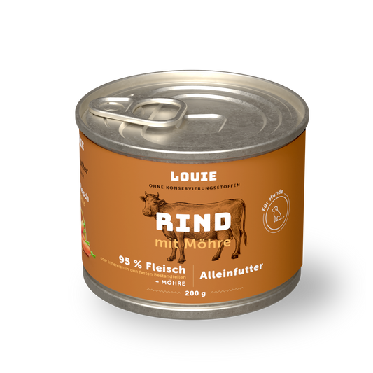 Rind mit Karotte 200g