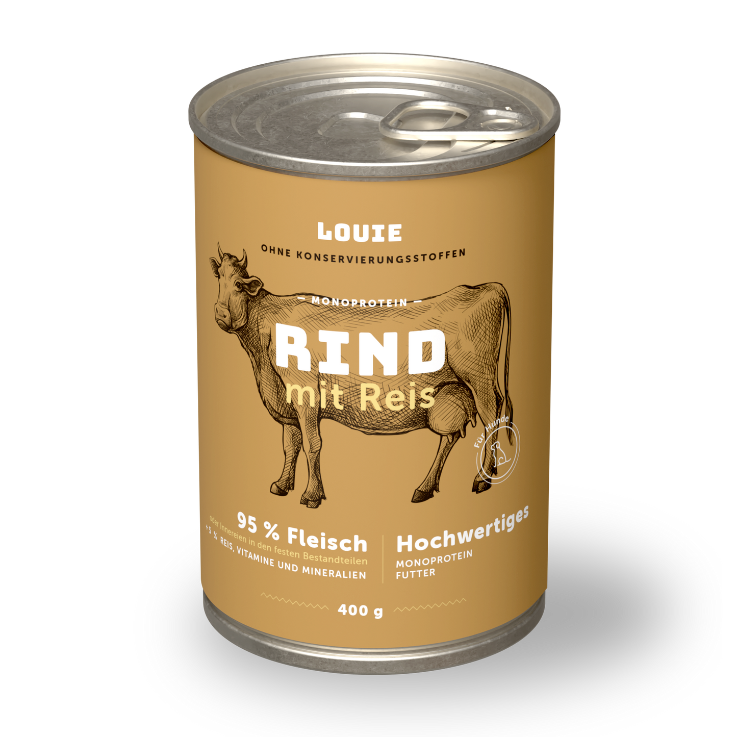 Rind mit Reis 400g