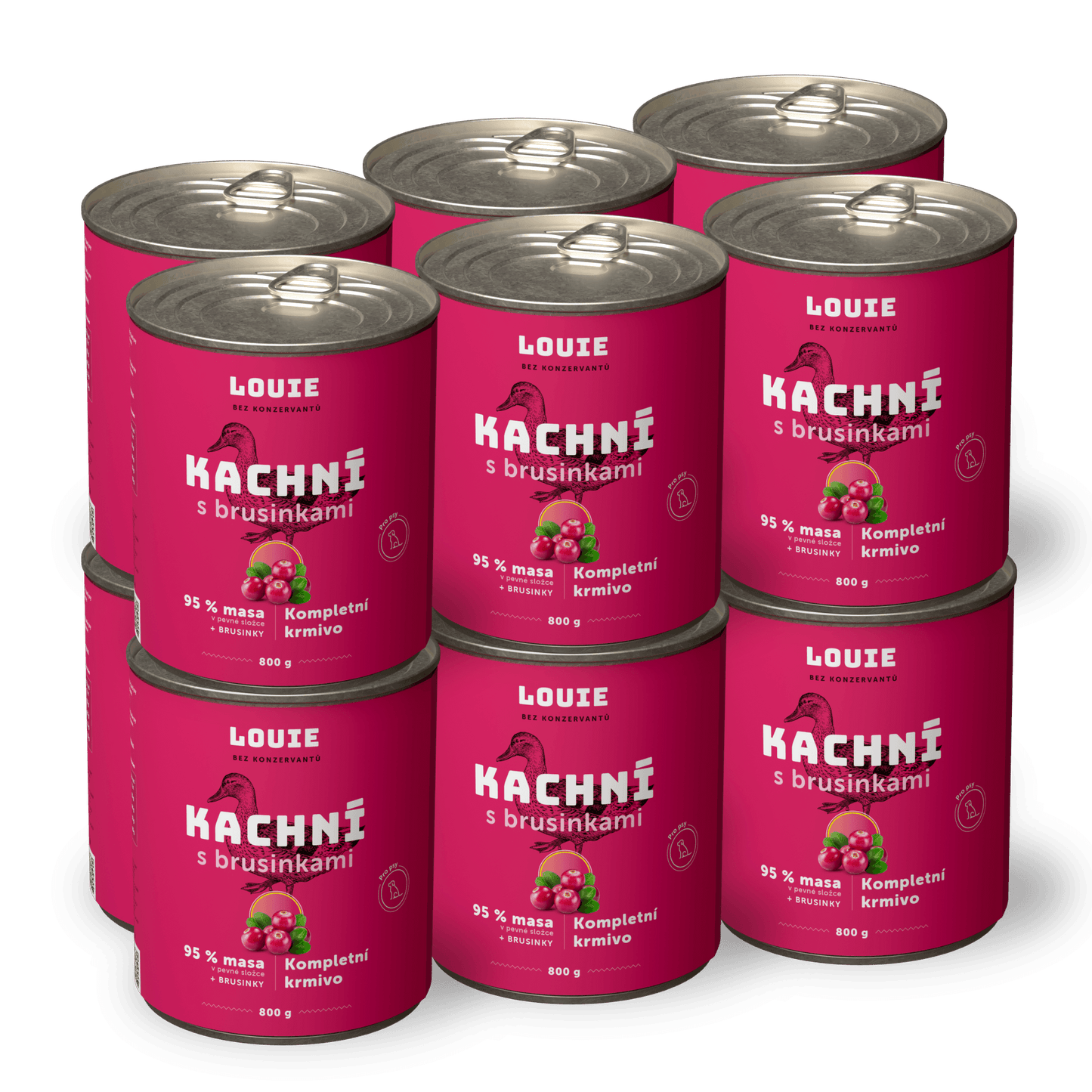 Kačacie s brusnicami | 12ks | 800g