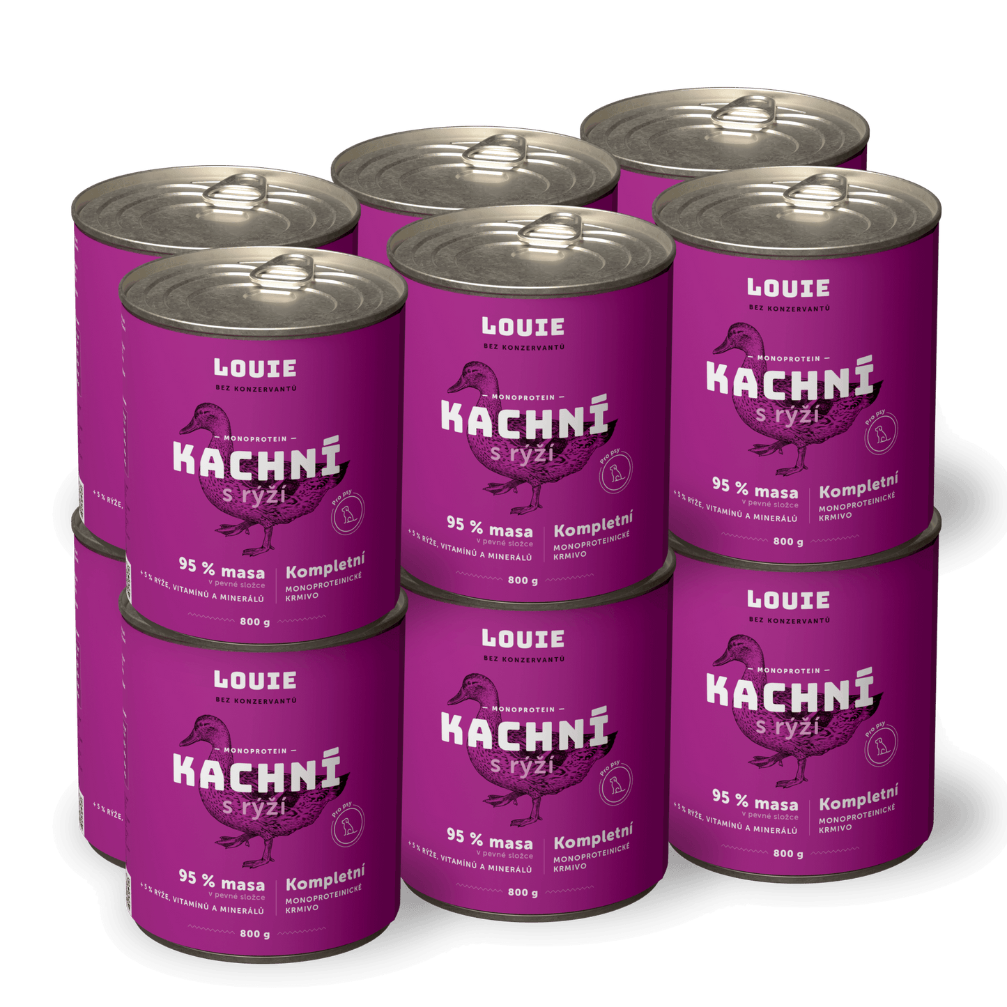 Kačacie s ryžou | 12ks | 800g