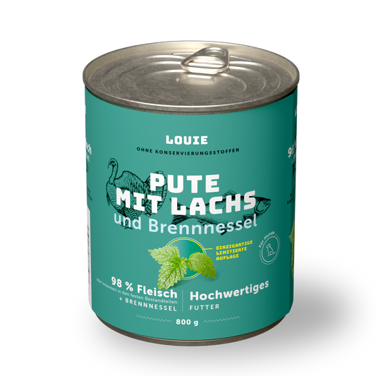 Pute mit lachs und brennnessel 800 g