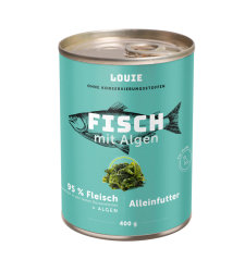 Fisch mit Algen 400g - LOUIE Komplettfutter für Hunde